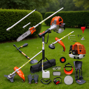 Cortasetos a gasolina Vevor 6 en 1 de 52 cc con cuchilla de 24 pulgadas, herramienta de jardín multifunción para recortar, cortar, delimitar y podar. - Product Image 2