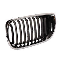 51137030545 51137030546 Grille de calandre de capot de rein avant chromé noir brillant pour Bmw série 3 E46 2002-2006