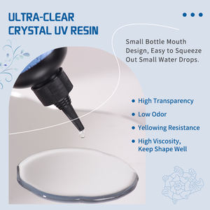 R S Nail Factory Venta directa Claro 200g Resina UV Tipo duro Collar Secado rápido Tipo duro transparente DIY Collar de resina UV Joyería - Product Image 3