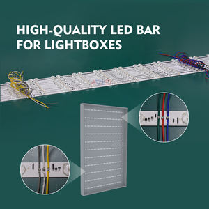 Barra de Luz LED de Aluminio DC24V RGB+CCT 3030 con Lente, Haz de 160 Grados, Cortable, para Iluminación Comercial - Product Image 3