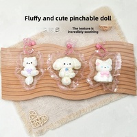 Jouet Squishy en Silicone Alimentaire Ultra Doux au Toucher, Nouveau Design Animal Mignon, Petites Bords Cousus, Rebond Lent, Anti-Stress