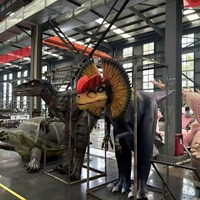 Costume de dinosaure Velociraptor animatronique réaliste grandeur nature en acier pour une utilisation en intérieur/extérieur dans les centres commerciaux et les parcs d'aventure