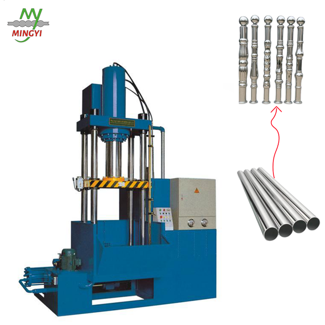 Stainless Steel Staircase Railing Pillars Water Bulging Machine 200Ton 300Ton Hydraulic Press Water Expansion Machine