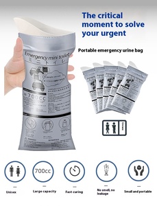 Sacca di urina usa e getta Anti-reflusso per la cura dell'auto, borsa di emergenza per l'urina da viaggio all'aperto, con drenaggio auto, sacca per urina di emergenza - Product Image 6