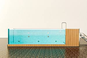 <span class=keywords><strong>Piscine</strong></span> en acrylique transparent personnalisable Swim Spa pour Hotel Villa - Product Image 4