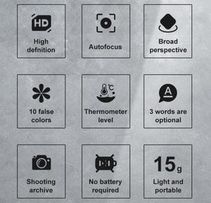 Caméra thermique miniature pour smartphone OEM Factory HTI 256*192 ISR 512*384 25Hz avec objectif pour inspection PCBA HVAC - Product Image 2