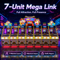 Machine à poussoir de pièces Lucky Fortune God 7, Fournisseur direct de machines d'arcade, Jeu de poussoir de pièces B2B personnalisé