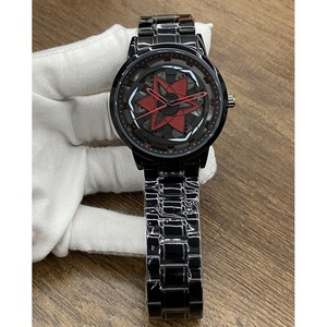 นาฬิกาข้อมือผู้ชาย ดีไซน์รถสปอร์ต กันน้ำ ตัวเรือนโลหะผสม หน้าปัดลายดาวห้าแฉก ดีไซน์ล้อแม็กซ์หมุนได้ - Product Image 5