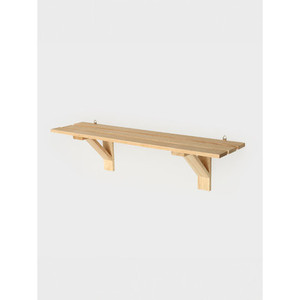 Stile industriale in gomma di legno mensola per la decorazione della casa rustica moderna cucina armadio bagno soggiorno con Rattan metallo - Product Image 1