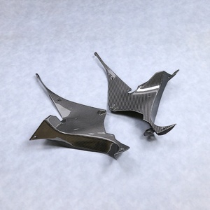 Panneaux latéraux intérieurs en fibre de carbone sèche 3K, pièces de modification pour moto, adaptés à Honda CBR1000RR-R 2021 et plus, surface mate et brillante - Product Image 5