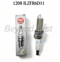 Bougies d'allumage NGK d'origine 1208 ILZFR6D11 pour Haima M6 2013-2020 1.6L HMA GN16-VF