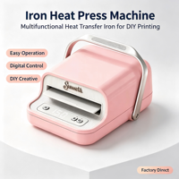 Nouvelle presse à chaud électrique multifonction manuelle compacte pour transfert thermique et utilisation DIY sur cuir et perles Perler
