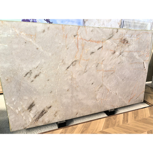 TMZ การออกแบบที่ทันสมัยหินอ่อนสีขาวโครงการโรงแรมหินวิศวกรรมแผ่นหิน Zurich quartzite สำหรับพื้นและผนัง - Product Image 6