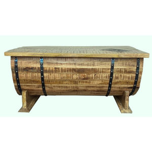 Table basse de rangement en bois naturel Ar Mango Aara, collection prix de gros - Product Image 6