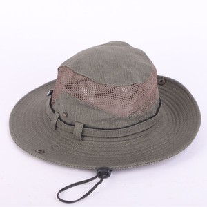 Wide Brimmed Fisherman <b>Hat</b> Khaki Breathable Sun Protection Outdoor <b>Summer</b> Bucket <b>Hat</b> - Product Image 3