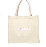 Sac fourre-tout réutilisable en toile de lin et coton écologique de haute qualité avec poignées pour les courses quotidiennes