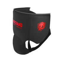 LASTSTAND Protection de l'aine pour homme adulte MMA TKD Karaté Garde-aine Kick Boxing Jockstrap en cuir PU Taille unique pour tous les sports