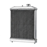 GTGMOTO Radiateur en aluminium pour Honda Civic D15 D16 EK Integra Del Sol 1992-2000 1995