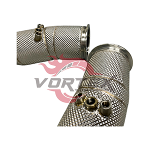 Collecteur d'échappement haute performance Vortex pour Audi SQ7 SQ8 RSQ8 4.0T V8 en acier inoxydable - Product Image 4