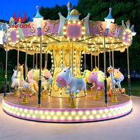 Manège de fête foraine à vendre Chine, 16 places, carrousel de luxe pour enfants, manège Merry Go Round, équipement d'amusement à vendre