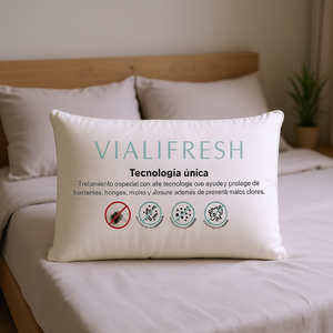 Oreiller anti-acariens Vialifresh avec fermeture Vianney - Product Image 2