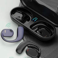 Écouteurs OWS TWS, écouteurs bicolores, écouteurs ouverts, affichage numérique, écouteurs Bluetooth, écouteurs supra-auriculaires, écouteurs sans fil pour le sport
