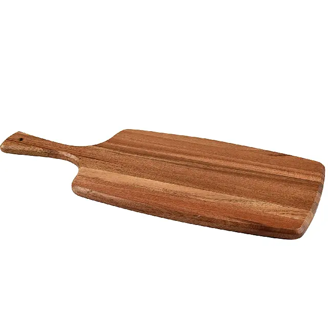 बबूल की लकड़ी काटने बोर्ड लकड़ी के रसोई काट बोर्डों के लिए मांस पनीर रोटी सब्जियां फल काटने चाकू के अनुकूल रसोई