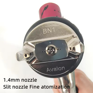 Aiwan AVALON A50 <span class=keywords><strong>Pistolet</strong></span> à <span class=keywords><strong>peinture</strong></span> automobile Corps de <span class=keywords><strong>pistolet</strong></span> forgé Aiguille en acier inoxydable Buse de 600ml <span class=keywords><strong>Pistolet</strong></span> à <span class=keywords><strong>peinture</strong></span> de 1.4mm - Product Image 4