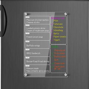 Nouvel arrivage Conception libre Tableau acrylique magnétique effaçable à sec Planificateur mensuel hebdomadaire Autocollant pour tableau blanc Calendrier magnétique pour réfrigérateur - Product Image 6