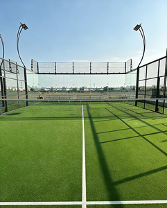 Terrain de padel panoramique professionnel <span class=keywords><strong>WPT</strong></span> standard avec structure en acier léger galvanisé et garantie d'un an - Product Image 3