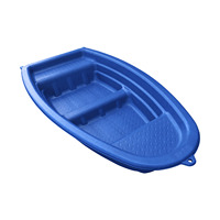Bateau de pêche en PE professionnel, très demandé, prix bas, bateau en plastique rigide de 2 m