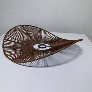 <span class=keywords><strong>Paralume</strong></span> in Paglia Naturale Intrecciato a Mano Accessori per Illuminazione <span class=keywords><strong>Paralume</strong></span> Pendente per Illuminazione Interna Decorazione Casa - Product Image 4