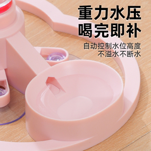 Distributeur d'eau automatique pour chat, alimenté par gravité, sans prise, bol d'eau pour chiot, léger et portable - Product Image 5