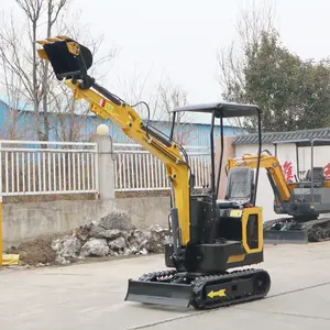 送料無料1トンミニ掘削機CE/EPA認定中国クローラーディガーミニ掘削機