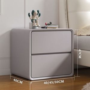 Mesa de Cabeceira Minimalista Moderna Premium com Armazenamento Compacto para Quarto e Apartamento - Mobiliário Residencial de Luxo Leve - Product Image 4