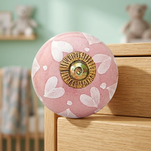 High Quality <b>Ceramic</b> Porcelain Dresser Handle <b>Knob</b> with Decorative Design for Kitchen Cabinets <b>Drawers</b> Available For Sale - Product Image 3
