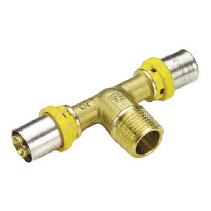 Conector de Gas Macho en T de 20 x 1/2" x 20 para Sistemas HVAC - Product Image 1