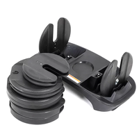 Ensemble d'haltères réglables pour équipement de gymnastique à domicile Crossmax 24kg et 40kg
