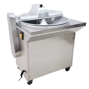 Máy cắt thịt bằng thép không gỉ thương mại dùng điện, dùng làm xúc xích, há cảo, chế biến rau củ, thịt, máy thái nhỏ, máy băm - Product Image 3