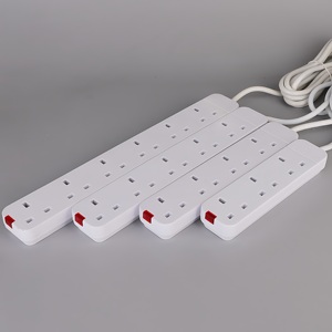 Power Strip with Extension Cord and <strong>Socket</strong>, African British Standard <strong>UK</strong> Plug <strong>13A</strong> 3-meter Length 600w - Product Image 2