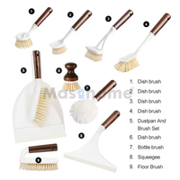 Brosse à vaisselle en bois série Beech & Vintage Paint de Masthome, prix d'usine, pour cuisine, évier, cuisinière