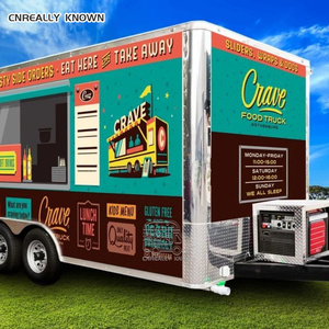 DOT CE Complete Chocolate Kitchen For Fountain Dip Pizza Ice Cream Fast Food Street Vending <b>Concession</b> <b>Trailer</b> - Product Image 2