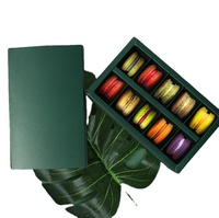 Boîtes à macarons de haute qualité Boîtes en papier pour pâtisserie gâteau avec fenêtre Boîtes à bonbons de mariage d'emballage alimentaire personnalisées