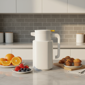 <span class=keywords><strong>Carafe</strong></span> <span class=keywords><strong>isotherme</strong></span> à double paroi en verre, <span class=keywords><strong>design</strong></span> coloré en blocs, avec poignée antidérapante, anti-fuite, pour la cuisine - Product Image 2