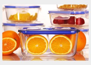 3 <b>Pack</b> Borosilicate Glass Food Storage Containers, Microwave Safe Leakproof Meal Prep Glass Containers - Product Image 4