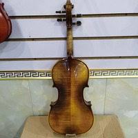 Violon décoratif baroque fait main, très demandé, avec table en épicéa, dos et éclisses en érable, archet en bois de Brésil - Yashi YSV004-C pour la vente en gros
