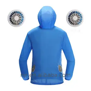 Camisa de trabajo con aire acondicionado, chaqueta de refrigeración para ropa con ventiladores
