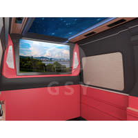 Luxus Mercedes Sprinter Benz rot Stil Full Partition Tv Entertain ment W447 Interieur oder Mercedes Sprinter MPV Upgrade