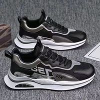 Nouvelles Baskets de Course Tendance Décontractées à Semelle Épaisse pour Jeunes Hommes Étudiants