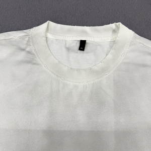 Toptan Erkek Oversize %100 Pamuklu Tişörtler Yüksek Kalite 270gsm Asit Yıkama Baskısız Düz Tişörtler Ağır Dokuma Eskitme Efektli Tişörtler - Product Image 3